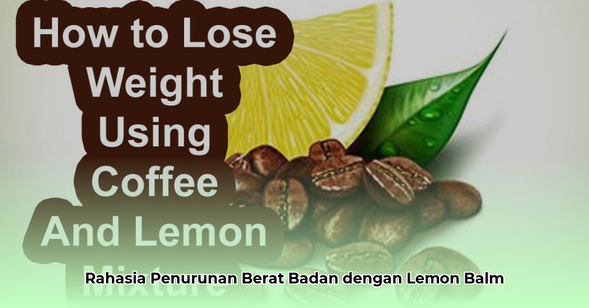 lemon balm weight loss recipe